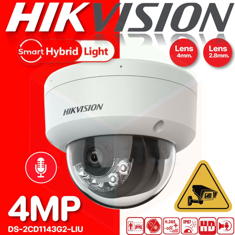 Hikvision Dome Camera with Builtin Mic