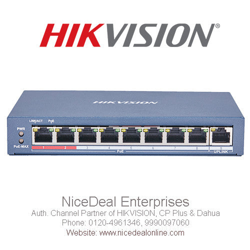 Hikvision POE switch 8 port