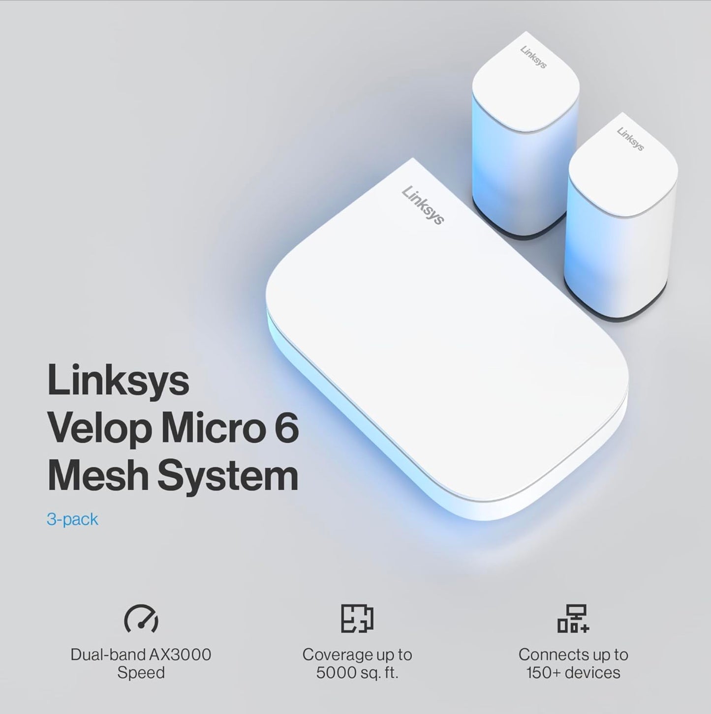 نظام Linksys Multi-gig Micro Mesh WiFi 6