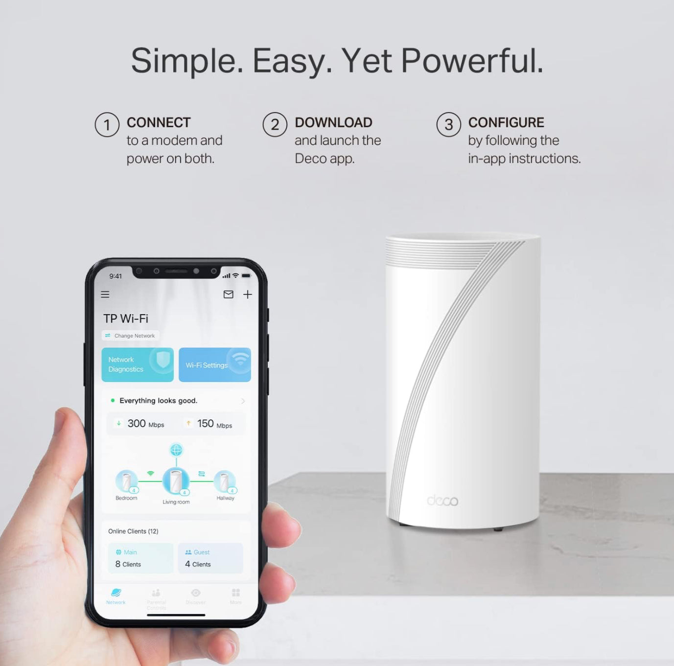 TP-Link Tri-Band WiFi 7 BE22000 Whole Home Mesh System (Deco BE85)