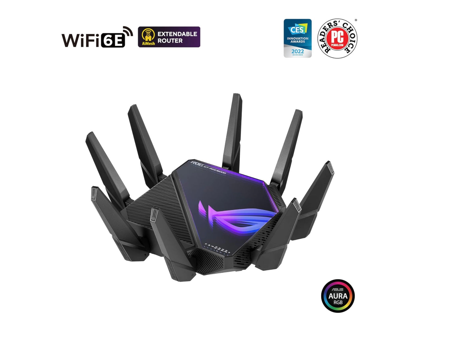 ASUS ROG Rapture WiFi 6E Gaming Router (GT-AXE16000)