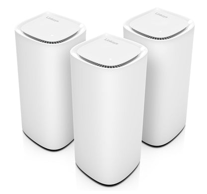 Linksys MBE7002 - MBE7003 |Velop Pro 7 | WiFi 7 Router | Tri-Band Mesh WiFi | WiFi Node | Color White