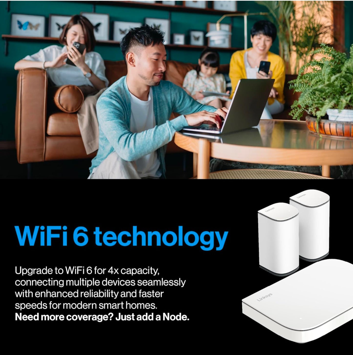 Linksys Multi-gig Micro Mesh WiFi 6 System