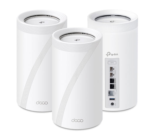 نظام شبكي ثلاثي النطاق WiFi 7 BE22000 للمنزل بالكامل من TP-Link (Deco BE85)