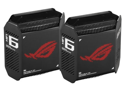 ASUS ROG Rapture GT6 (2PK) Tri-Band WiFi 6 Gaming Mesh WiFi System