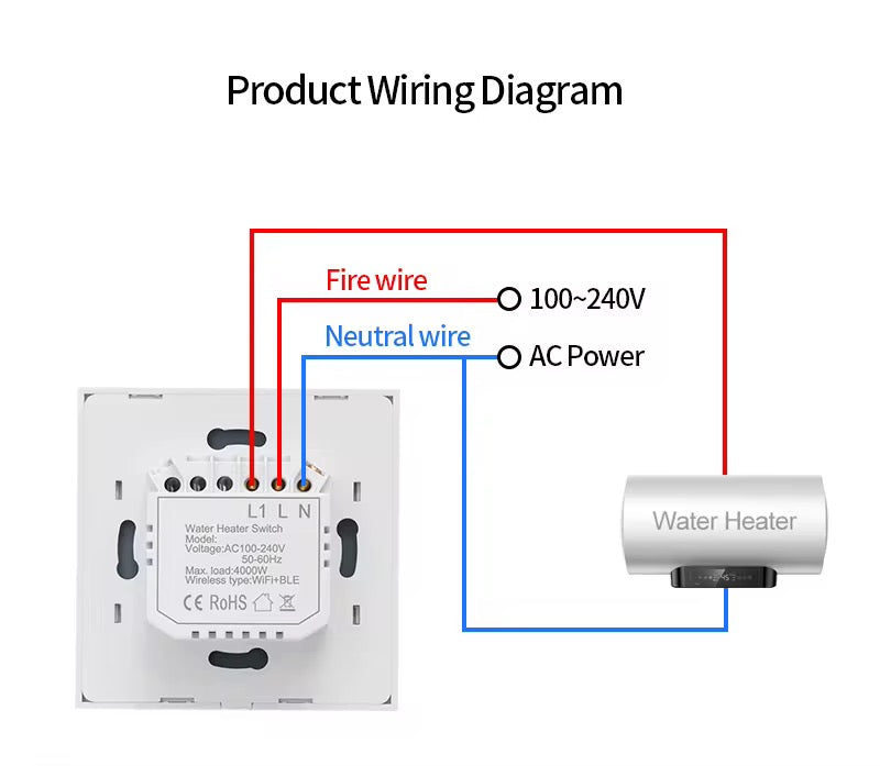 Smart Heater switch 40A