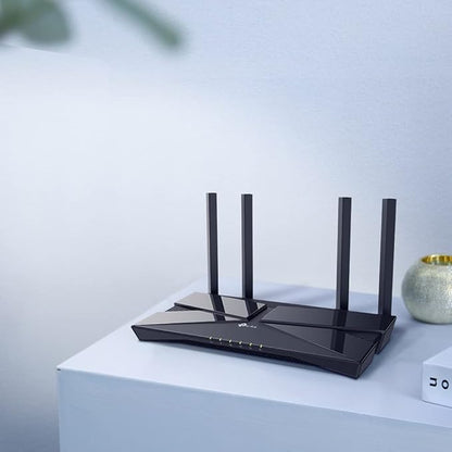 TP-Link WiFi 6 OneMesh Router, AX1800 Mbps Gigabit VPN Router, Dual-Core CPU Fibre Router, WPA3 Cybersecurity, Ideal for Gaming Xbox/PS4/Steam (Archer AX23)