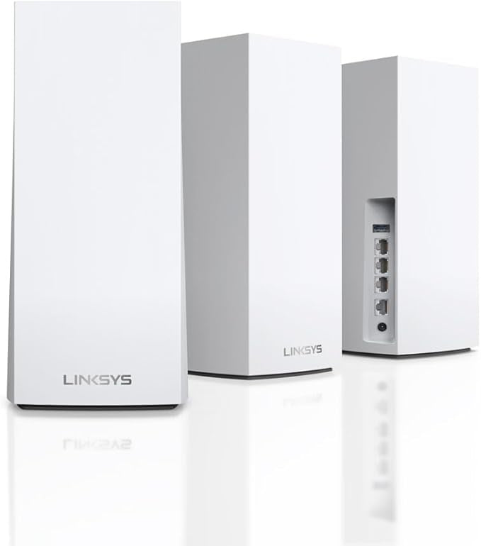 Linksys Velop WiFi6 Whole Home Triband Mesh Router |MX12600 |AX4200 Pack of 3