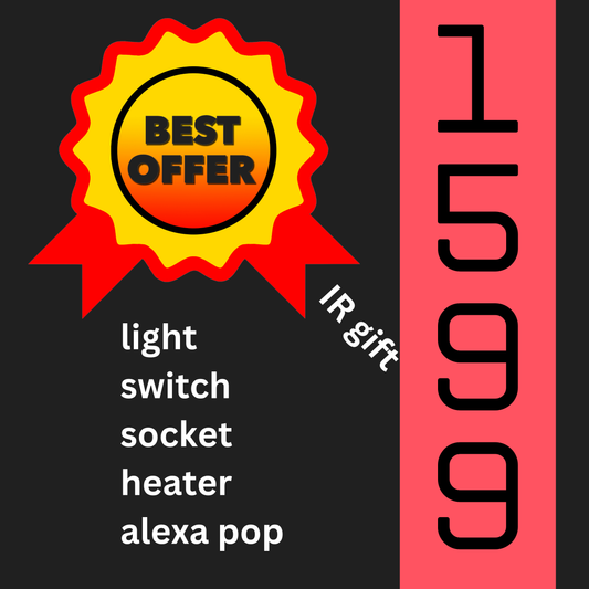 Offer on room (light, heater , socket , Alexa pop) include installation